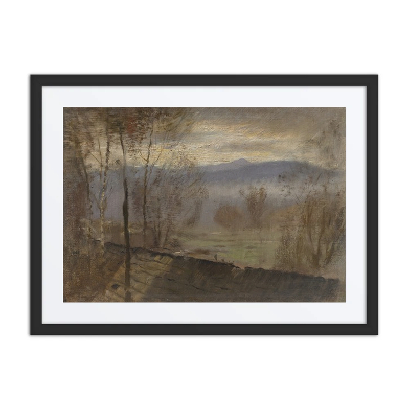 Early Evening Landscape with a River