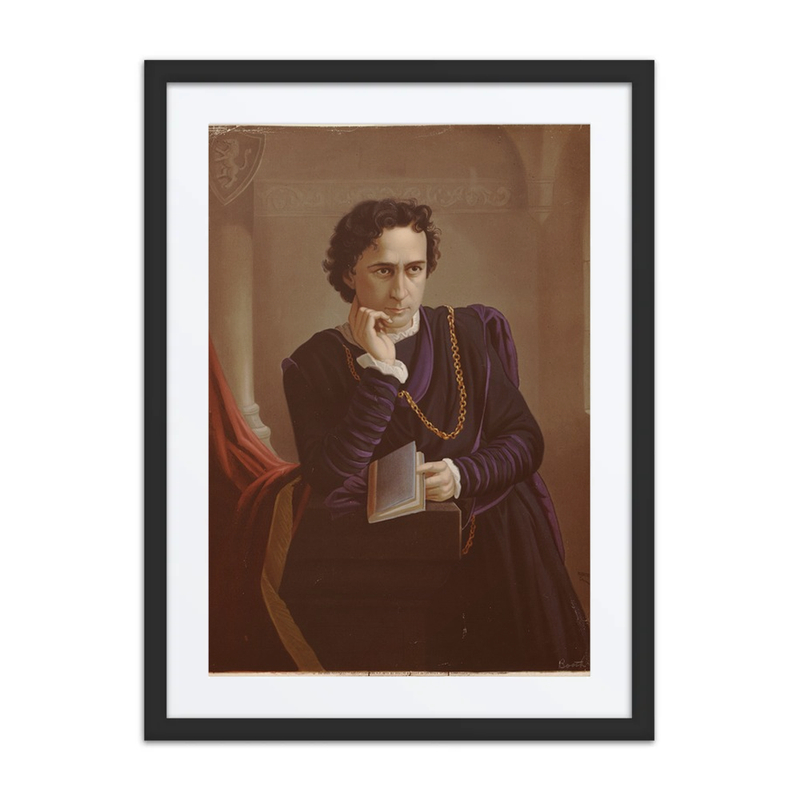 Edwin Booth as Hamlet