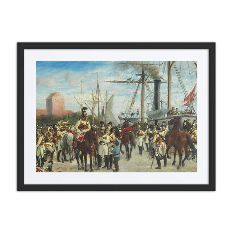 Embarkation in Korsør, 1848