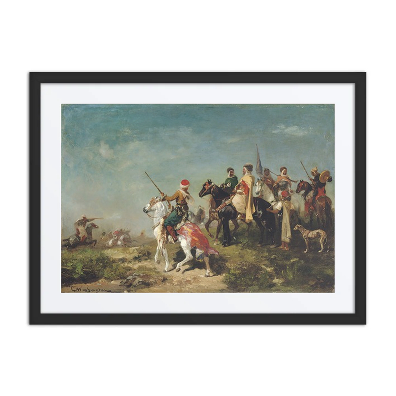 Emir Abdelkader Leading His Troops