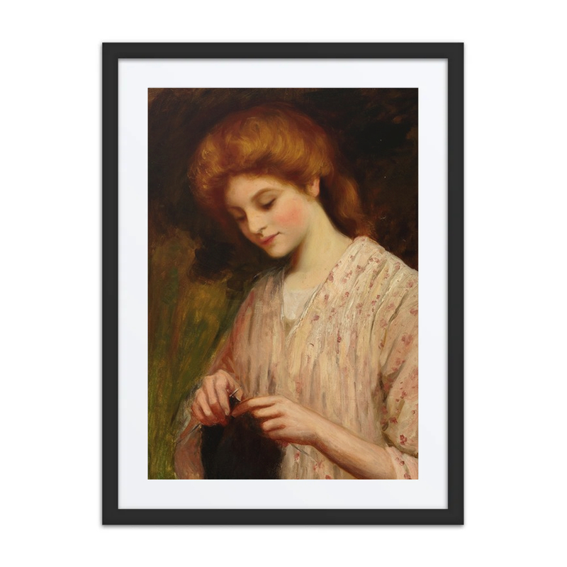 Emma Eburne Knitting a Sweater