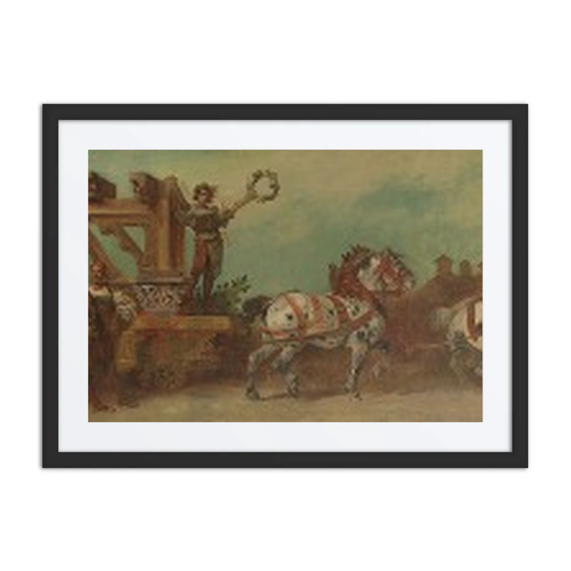 Entwurf Zum Festzug 1879 – Die Zimmerleute