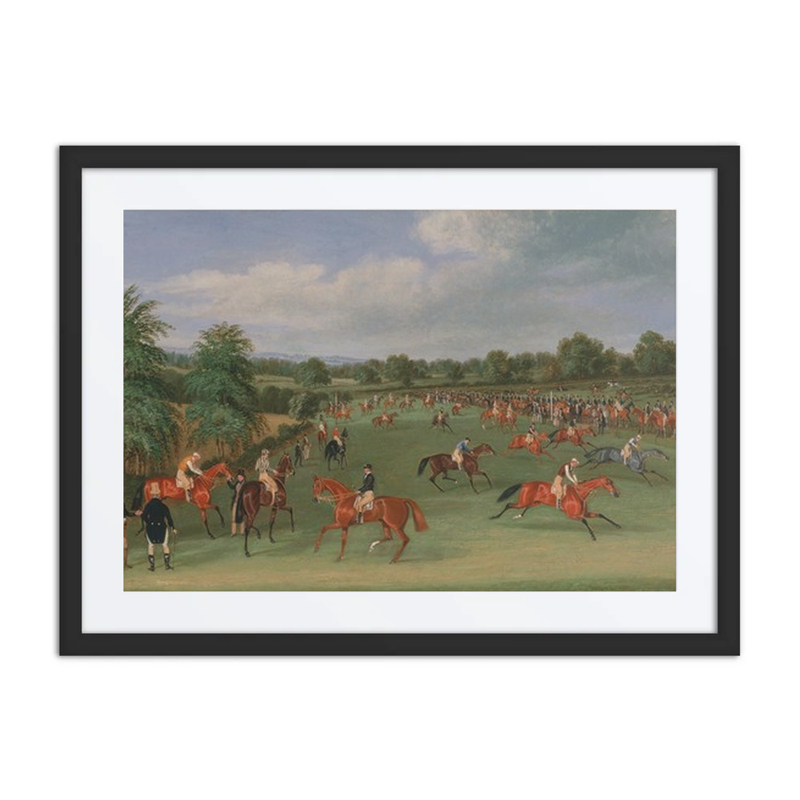 Epsom Races; Preparing to Start
