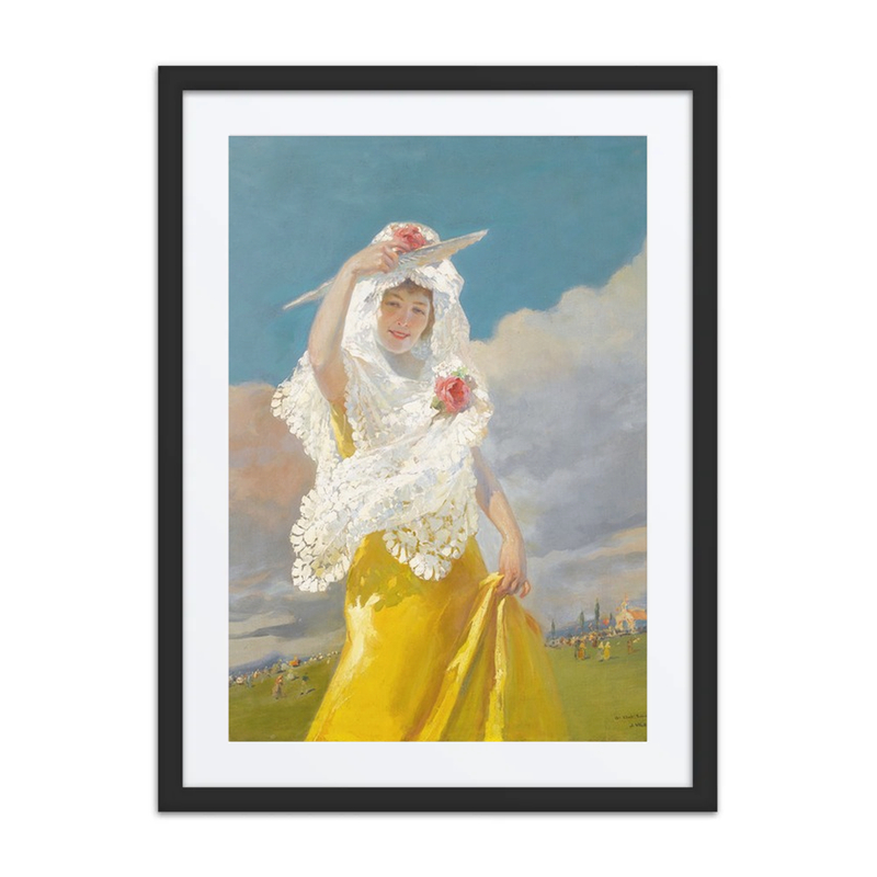 Española Con Mantilla