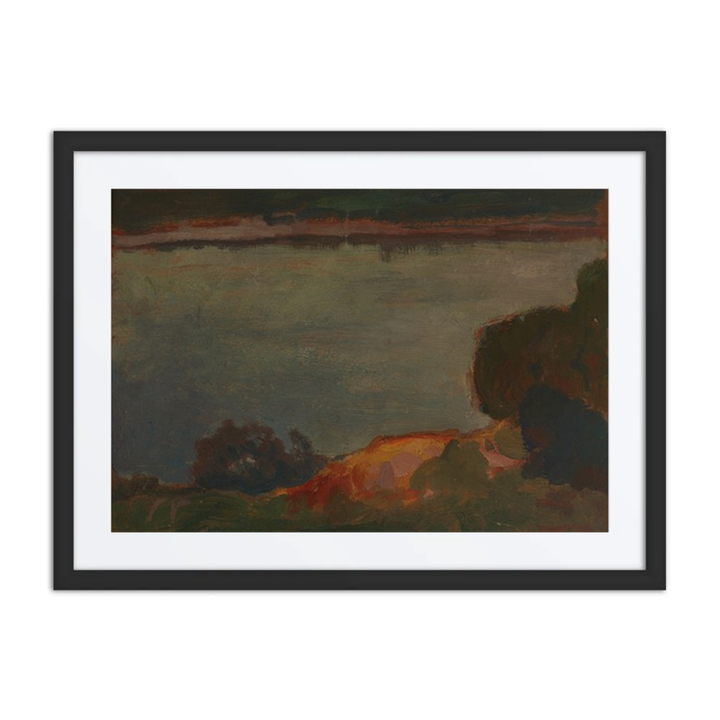 Evening at the Dnieper River