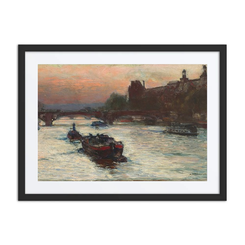 Evening by the River Seine, Study