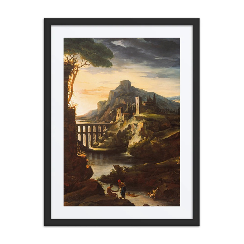 Evening; Landscape with an Aqueduct
