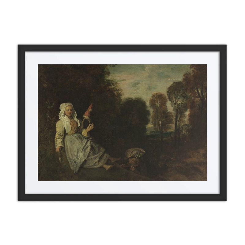 Evening Landscape with Spinner