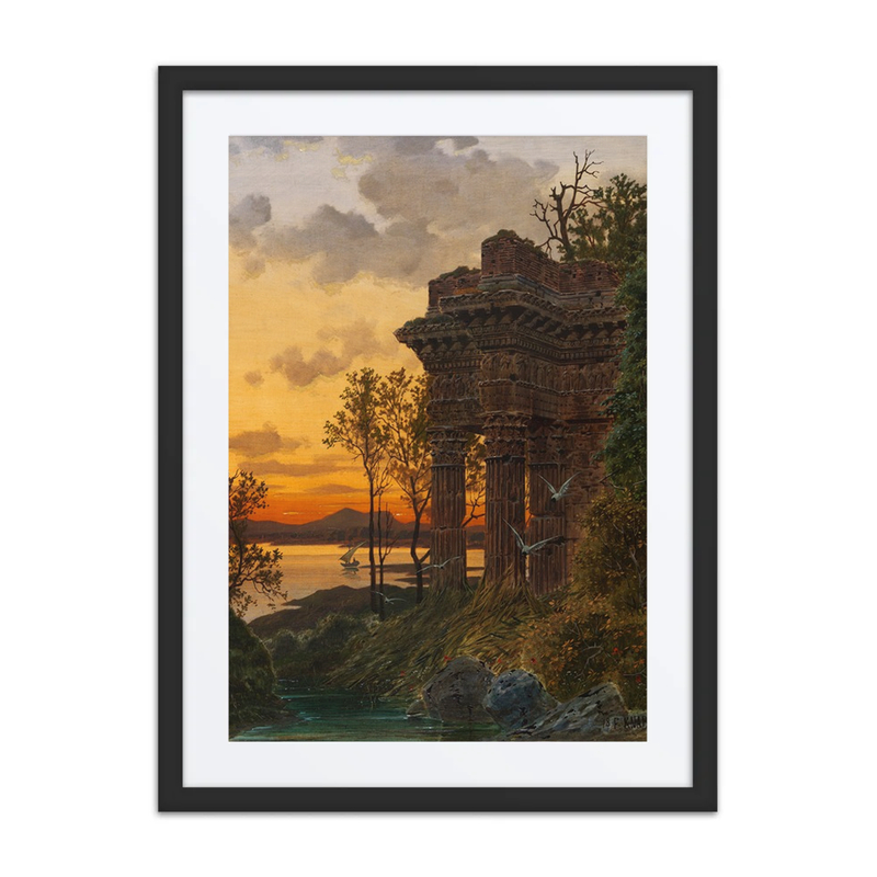 Evening Ruin Landscape