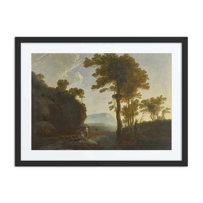 Extensive Landscape with Shepherd and Shepherdess