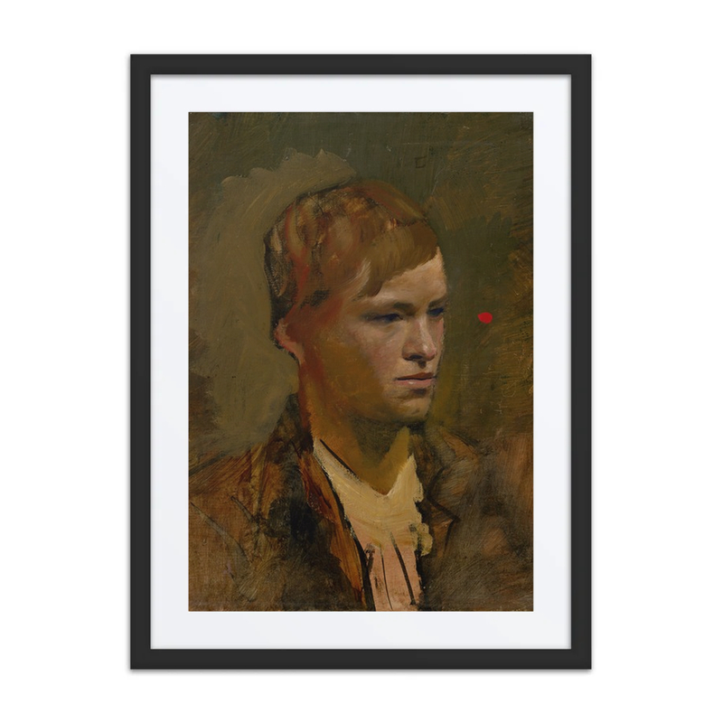 Fair-Headed Boy with Red Point
