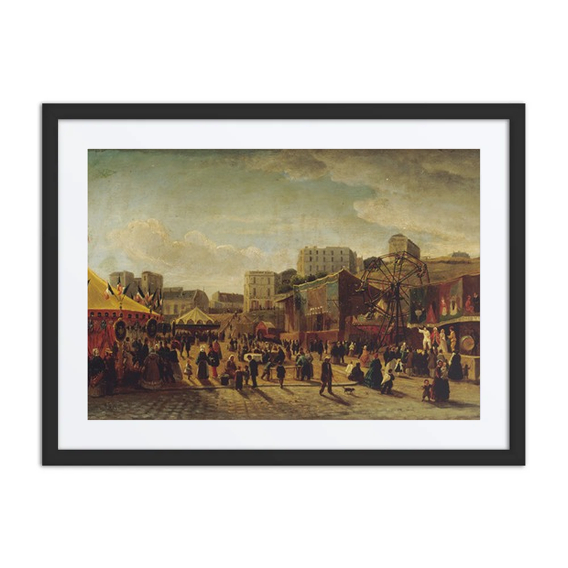 Fairground, Place Saint-Pierre, Montmartre, 1861