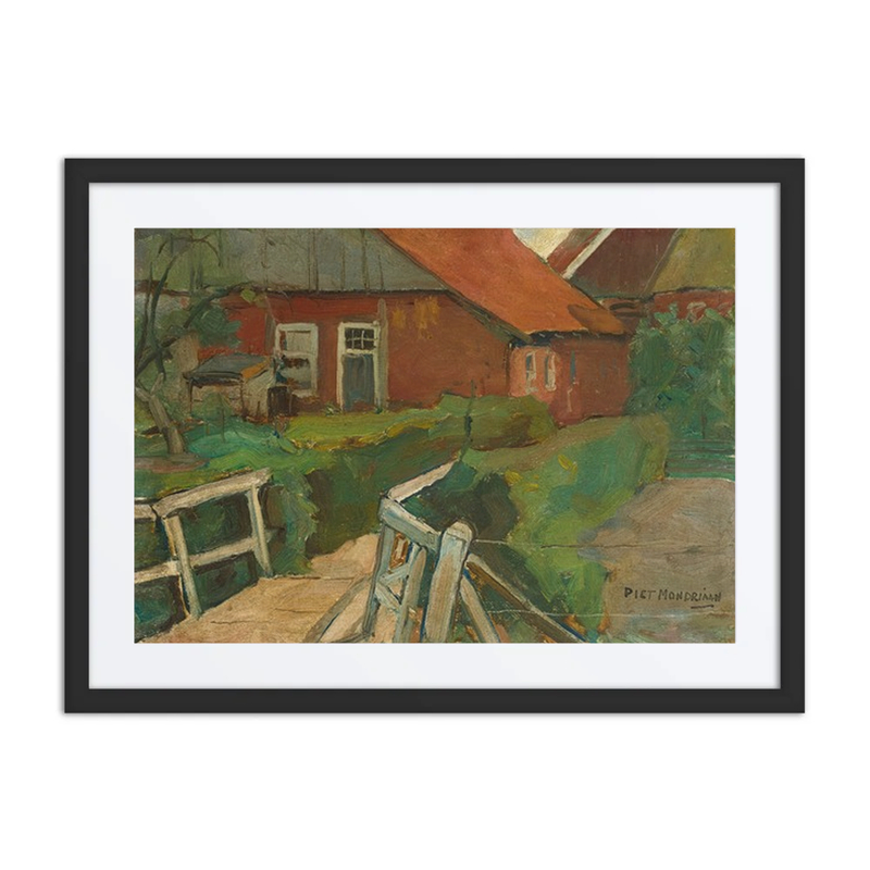 Farm Building with Bridge