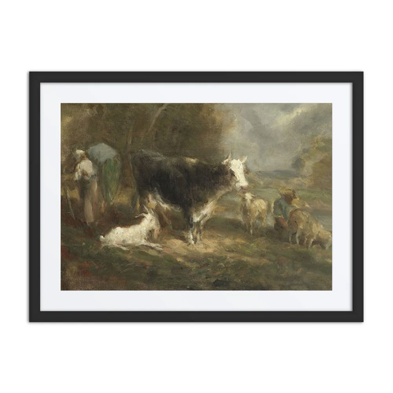 Farmyard with Cattle
