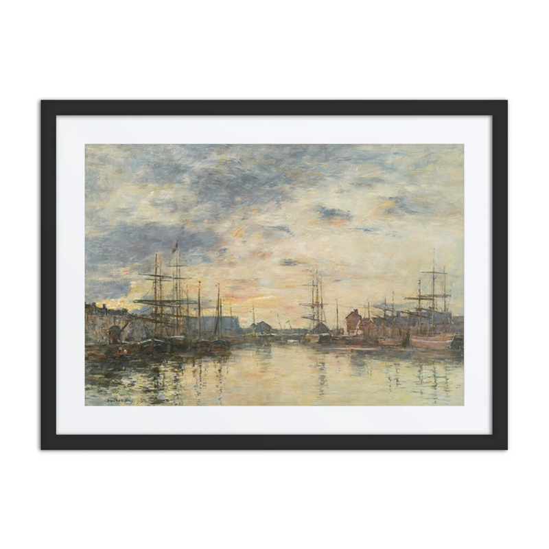 Fécamp, the Harbor at Sunset