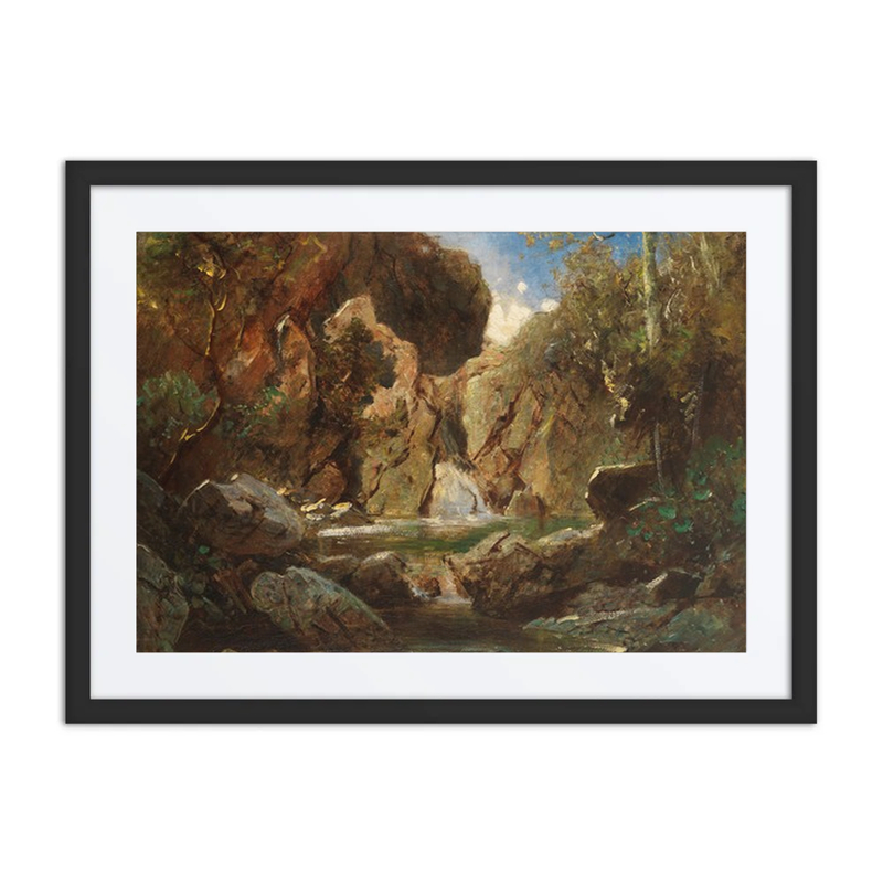 Felsenkessel Mit Wildwasser