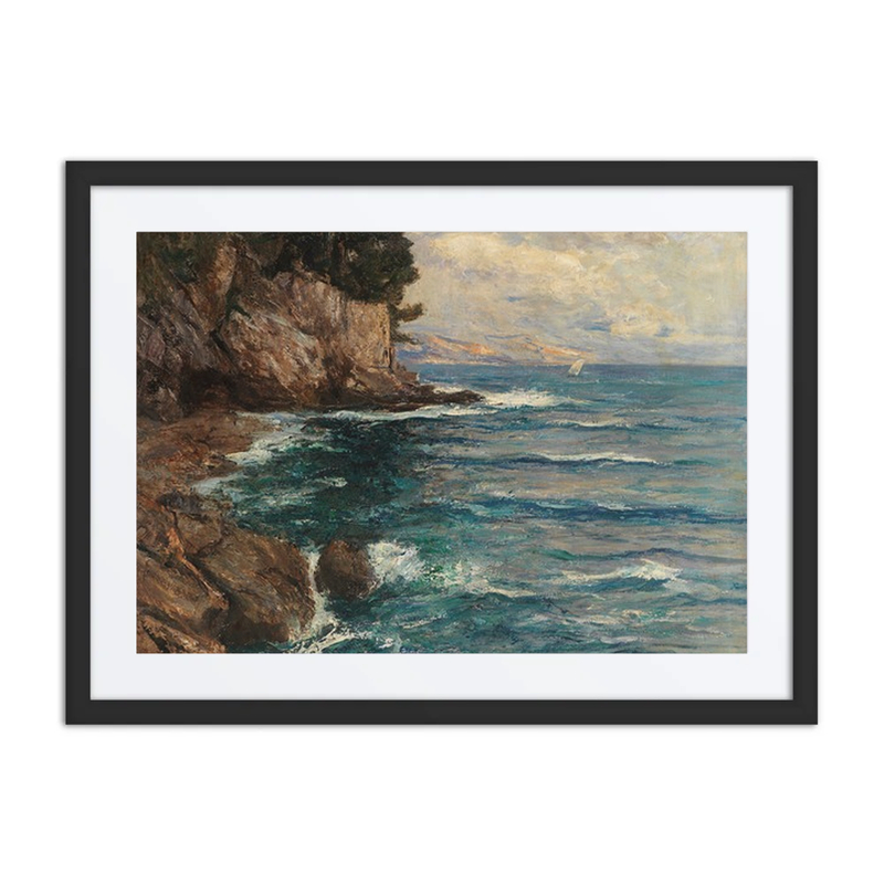 Felsenküste Auf Capri