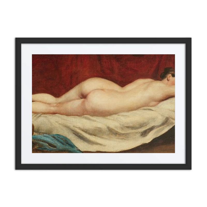 Female Nude Sleeping on a Sofa