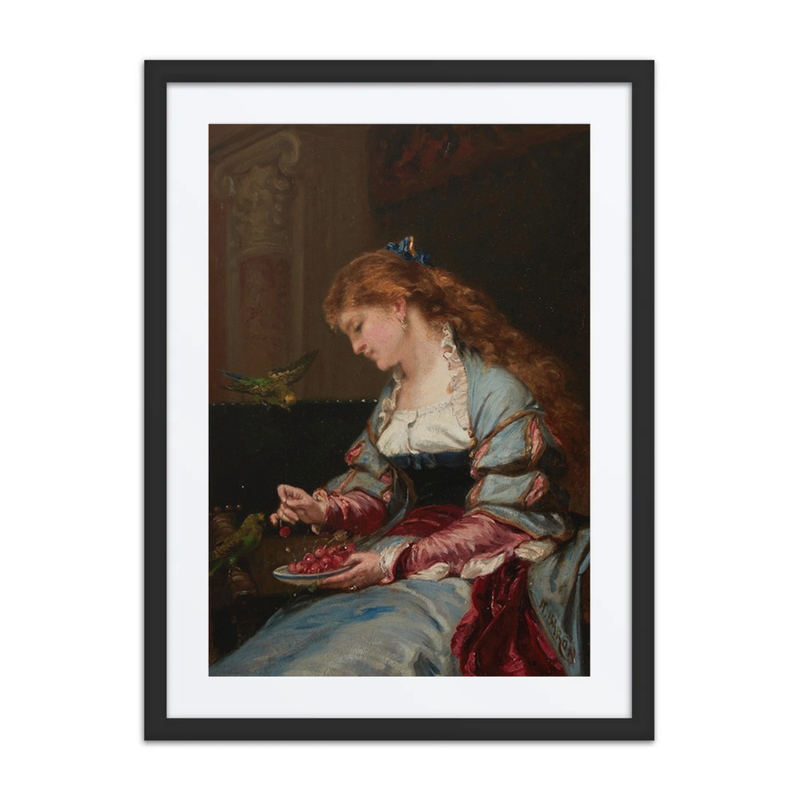 Femme au Perroquet