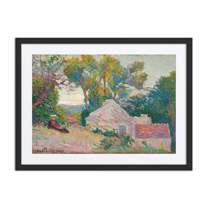 Femme dans un Paysage