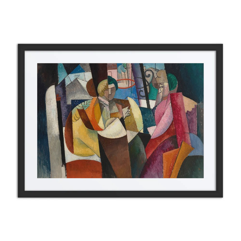 Femmes Assises Devant une Fenêtre