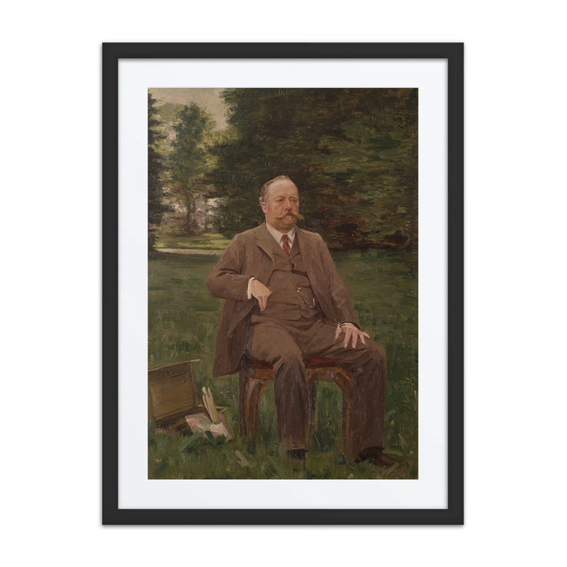 Fernand Scribe in His Garden