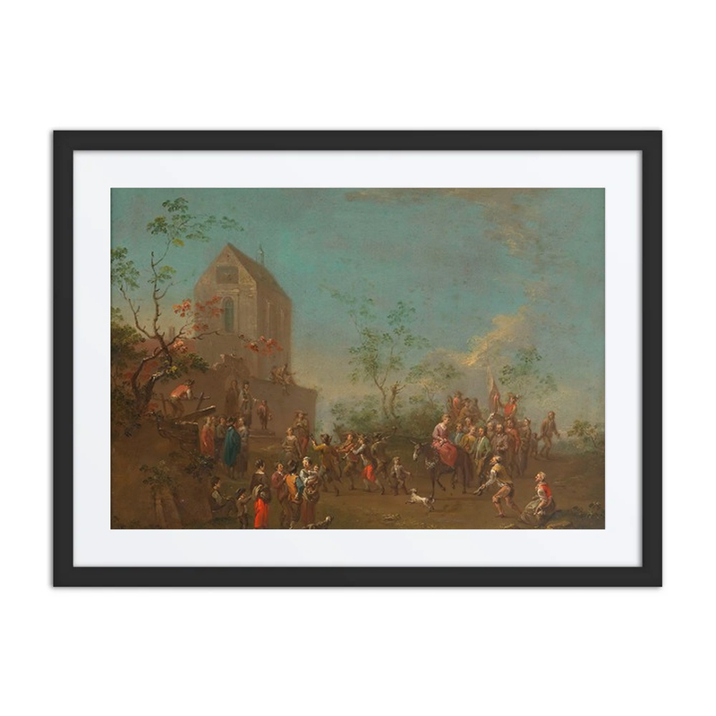 Festive Procession Before a Church