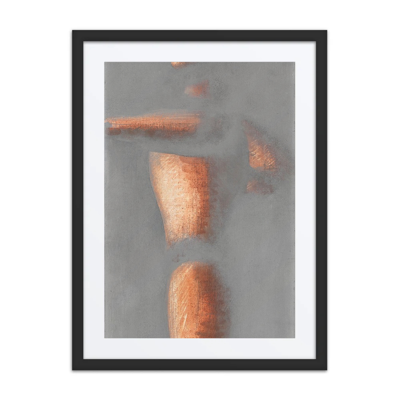 Figur Auf Grauem Grund