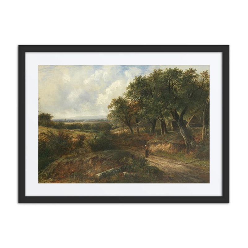 Figure on a Path Through Trees