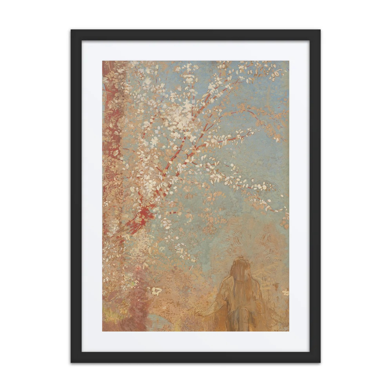 Figure Under a Blossoming Tree