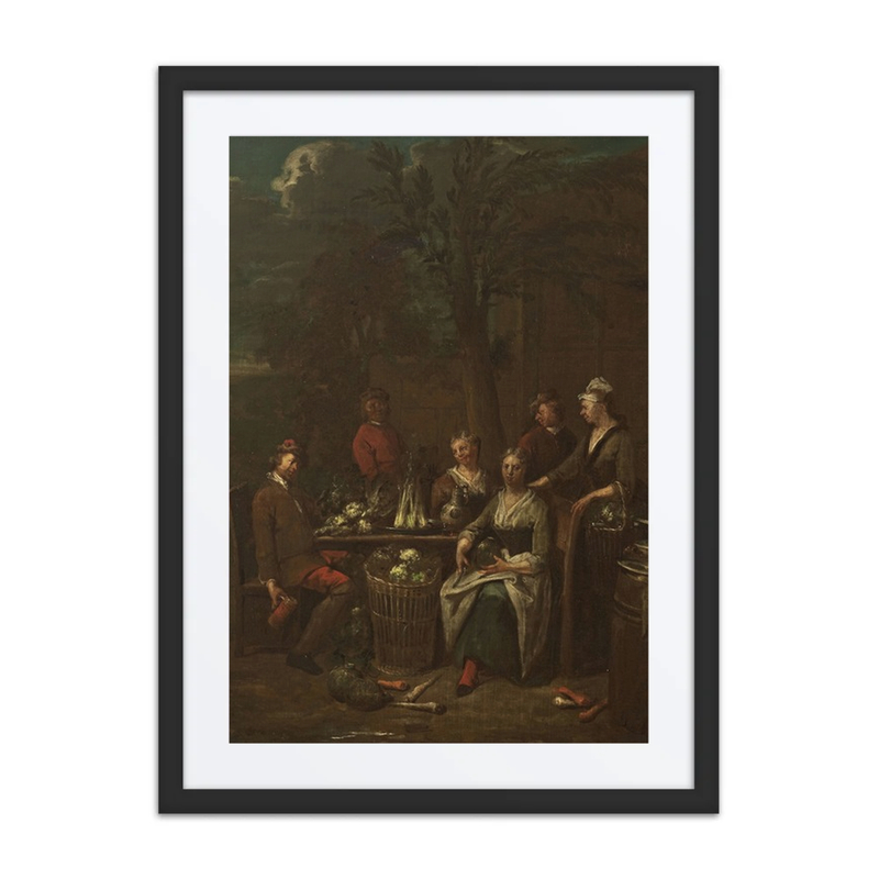 Figures at a Vegetable Stand