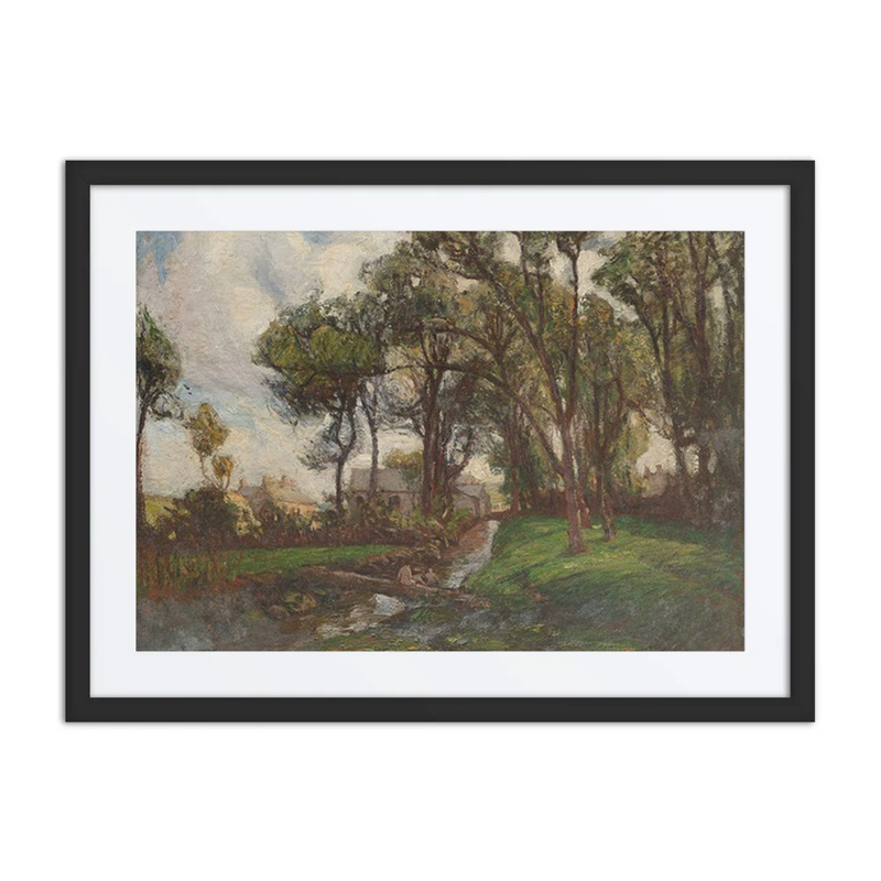 Figures Bathing in a Stream