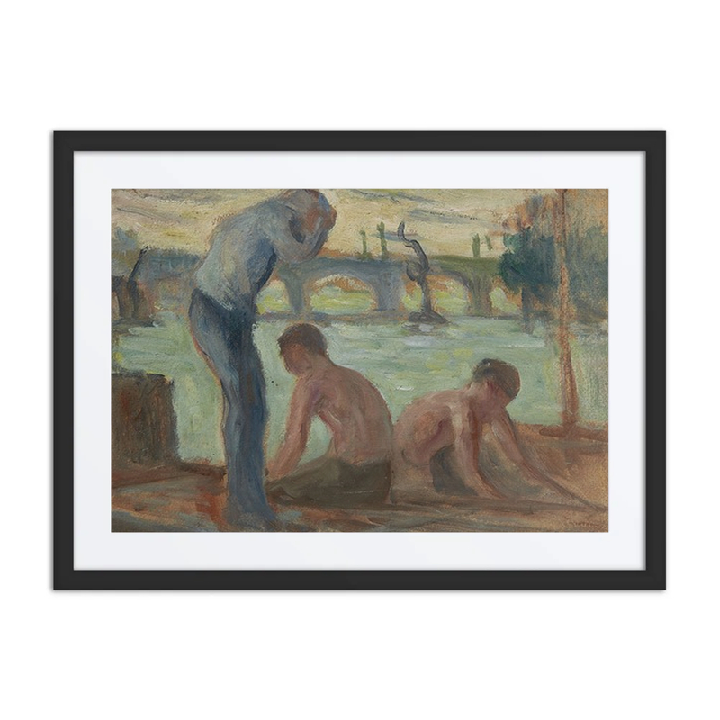Figures by the Seine
