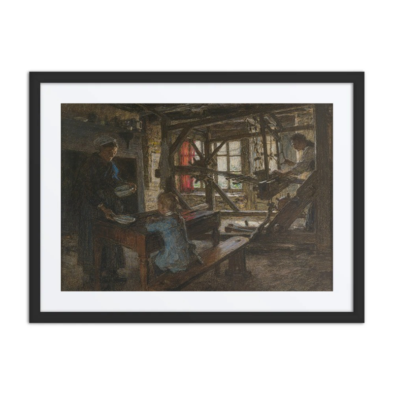 Figures in a Cottage Interior