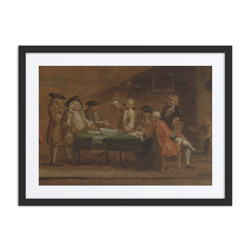 Figures in a Tavern or Coffee House