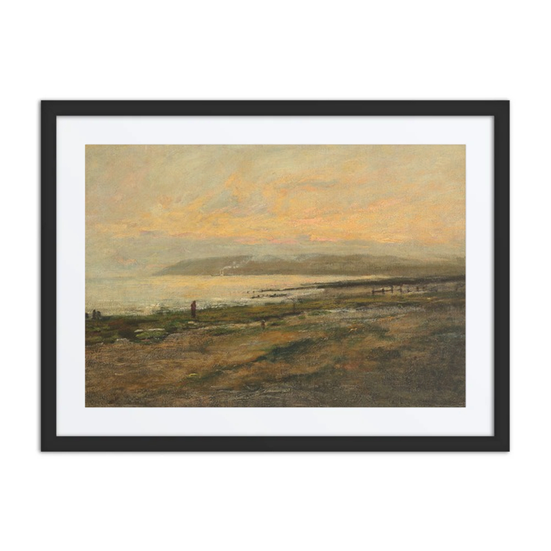Figures on a Beach at Sunset