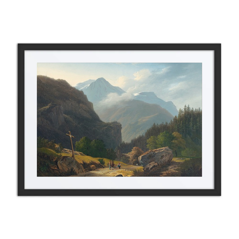 Figures with Mountains