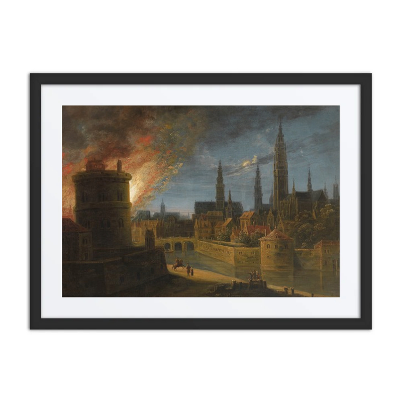 Fire in Antwerp