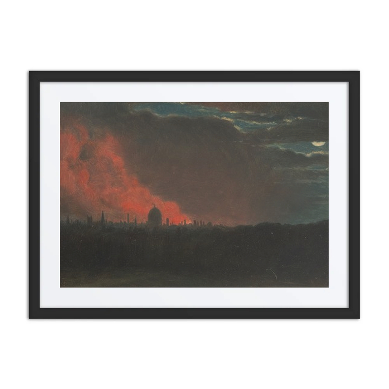 Fire in London, Seen from Hampstead