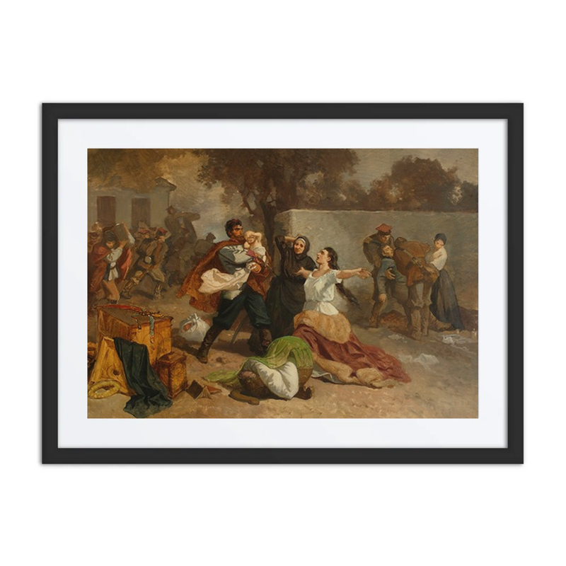 Fire of a Manor House Near Miechów