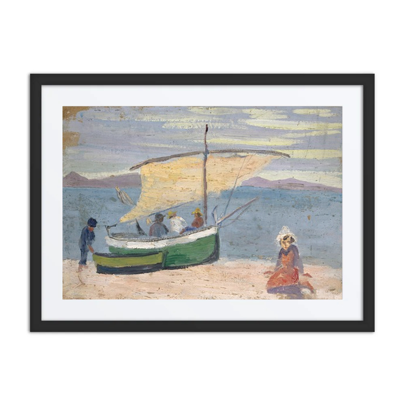 Fischerboot Am Strand