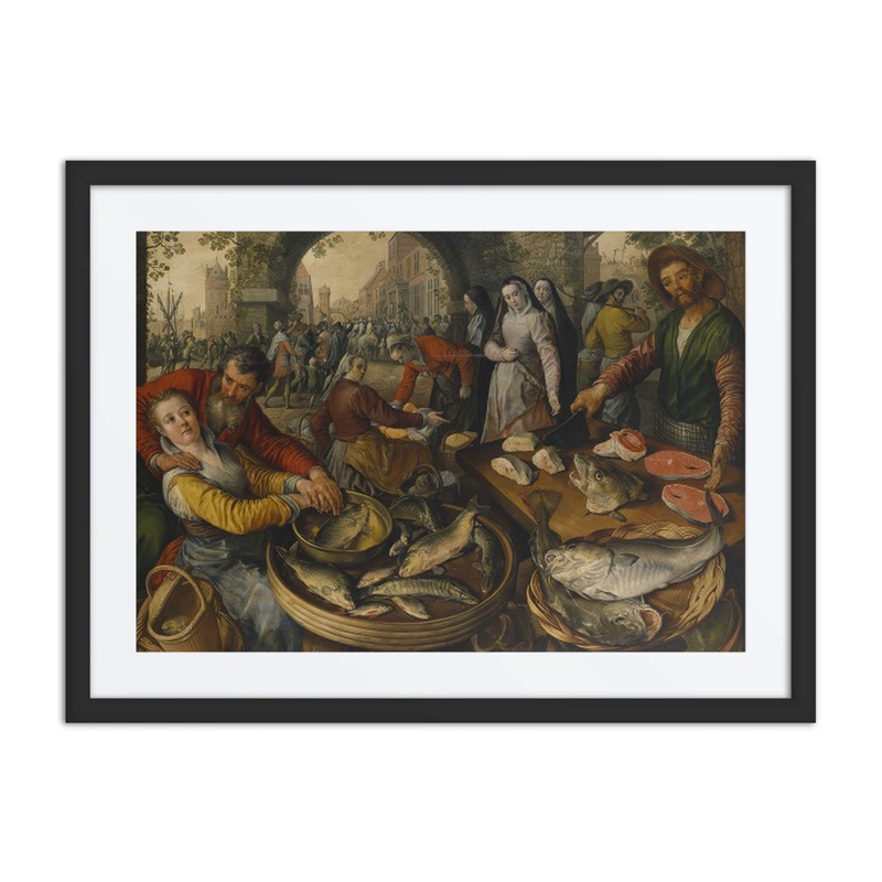 Fish Market with Ecce Homo