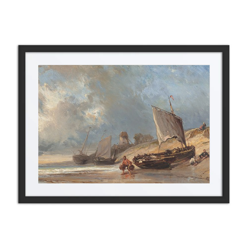 Fishermen at Low Tide