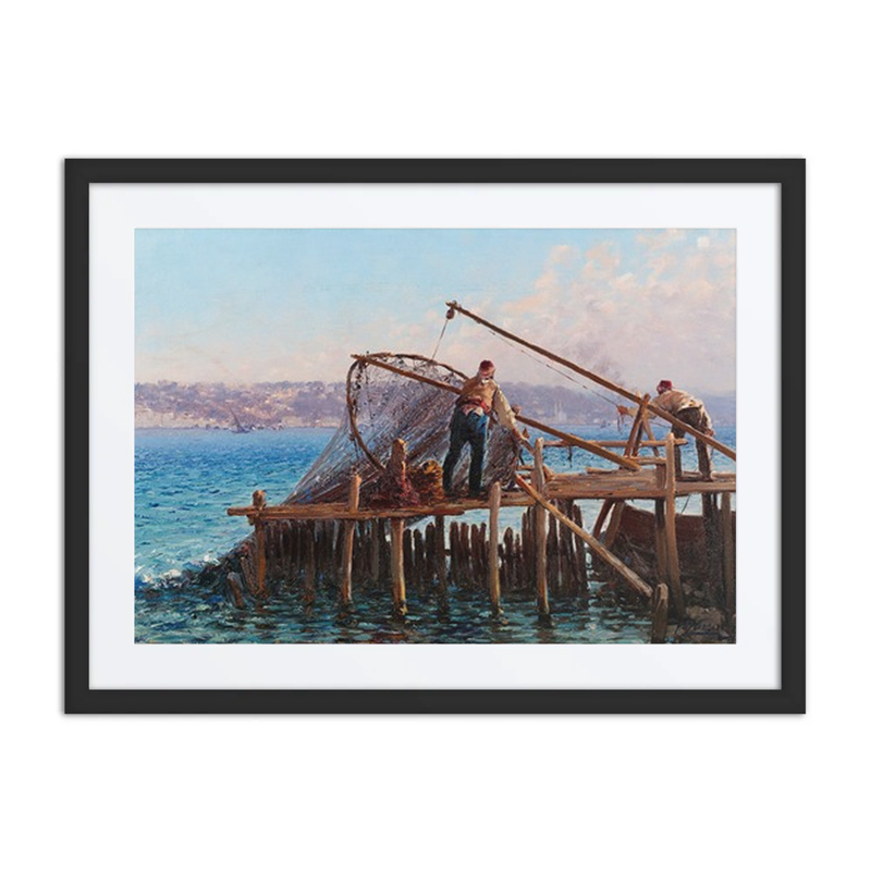 Fishermen Bringing in the Catch