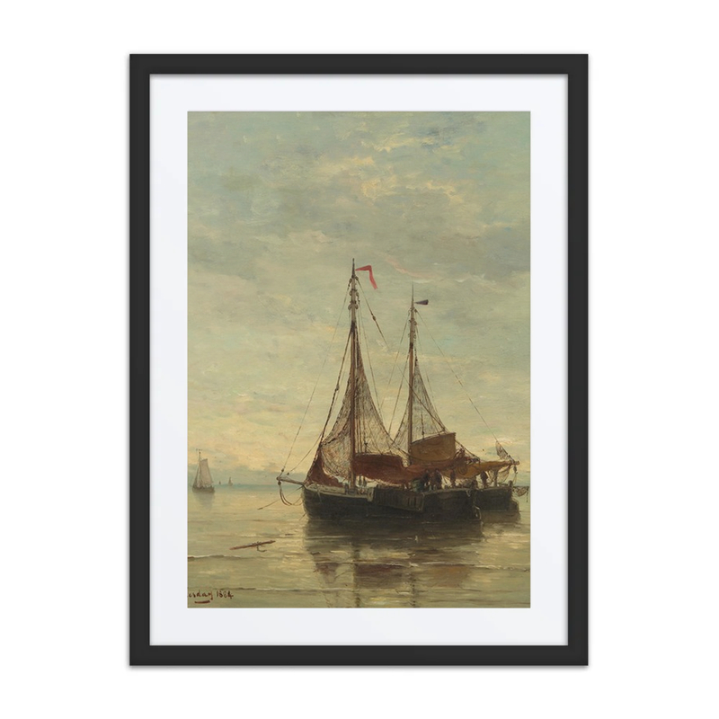 Fishing Boats at Anchor