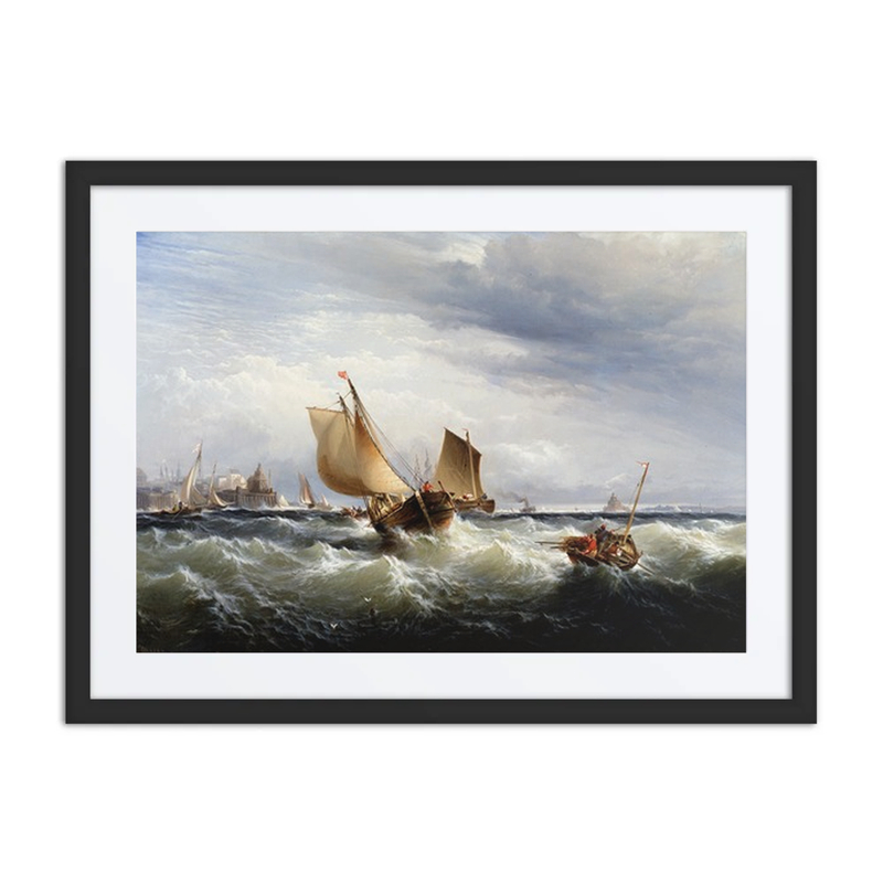 Fishing Boats Beating up to Windward
