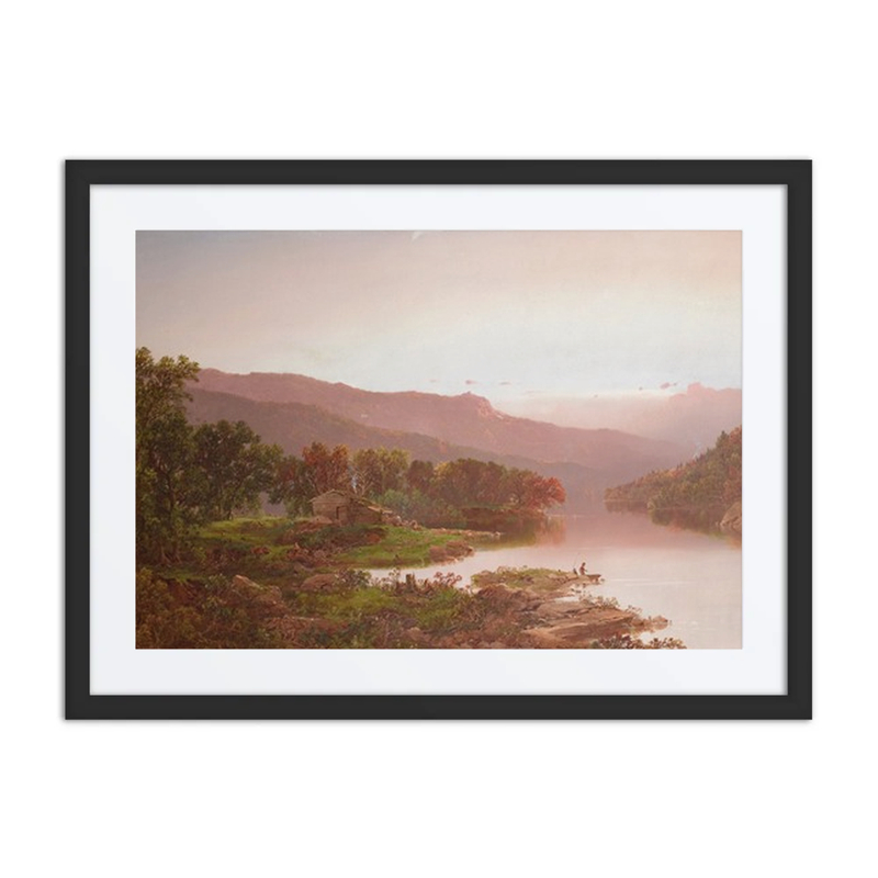 Fishing in the Cove (Fall in the Adirondacks)