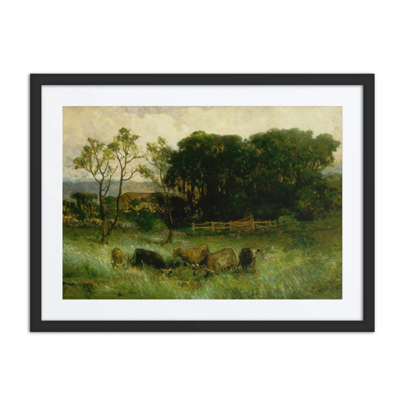 Five Cows in Pasture