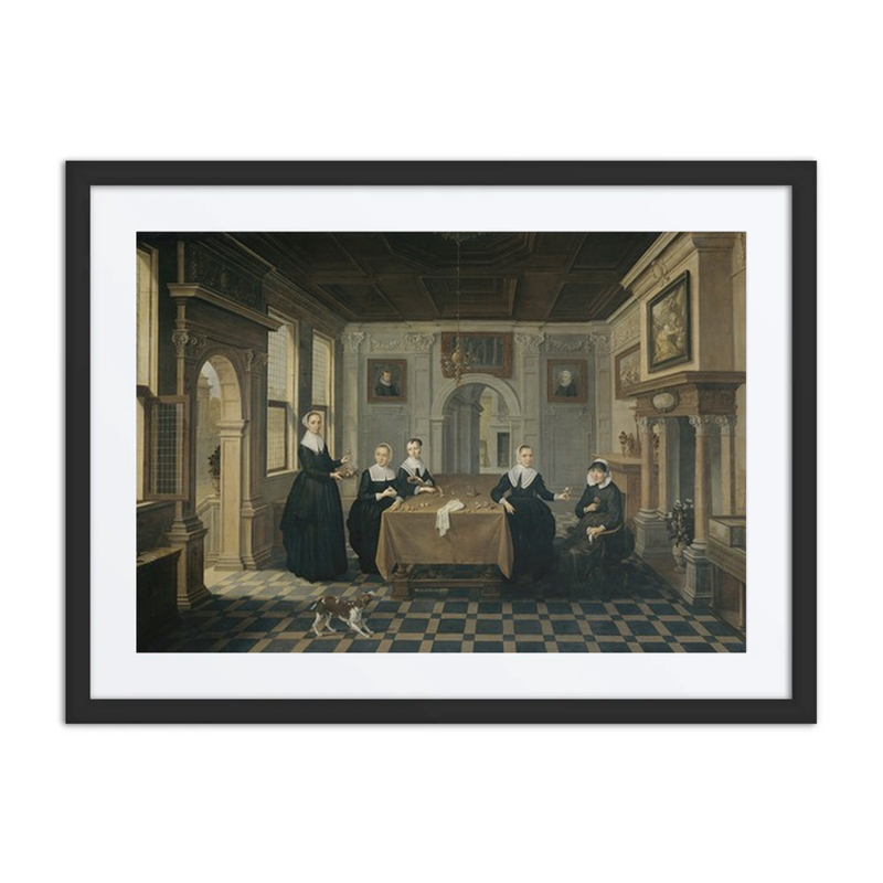 Five Ladies in an Interior