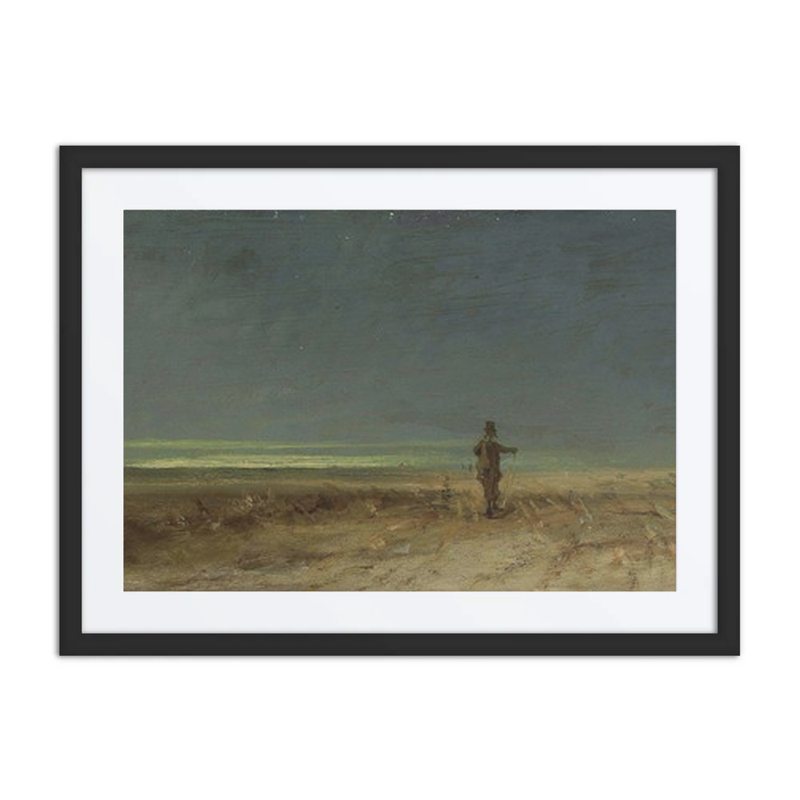 Flat Landscape with Scarecrow